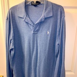 Long sleeve Polo soft collar